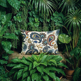 Patriot Floral Lumbar Indoor/Outdoor Throw Pillow