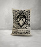 Her Heart Faux Linen Lumber Pillow