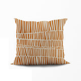 Hibo Striped Reversible Indoor/Outdoor Square Pillow Cover