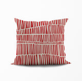 Hibo Striped Reversible Indoor/Outdoor Square Pillow Cover