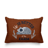 Hickory Typography Reversible Indoor/Outdoor Rectangular Pillow