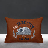 Hickory Typography Reversible Indoor/Outdoor Rectangular Pillow