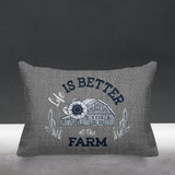 Hickory Typography Reversible Indoor/Outdoor Rectangular Pillow