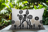 Hino Bird Reversible Indoor/Outdoor Rectangle Pillow