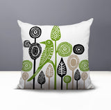 Hino Bird Reversible Indoor/Outdoor Square Pillow