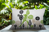 Hino Bird Reversible Indoor/Outdoor Rectangle Pillow