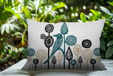 Hino Bird Reversible Indoor/Outdoor Square Pillow