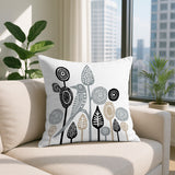 Hino Bird Reversible Indoor/Outdoor Square Pillow