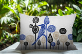 Hino Bird Reversible Indoor/Outdoor Rectangle Pillow