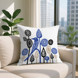 Hino Bird Reversible Indoor/Outdoor Square Pillow