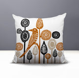 Hino Bird Reversible Indoor/Outdoor Square Pillow