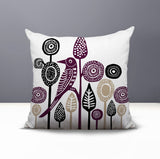 Hino Bird Reversible Indoor/Outdoor Square Pillow