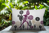 Hino Bird Reversible Indoor/Outdoor Rectangle Pillow