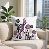 Hino Bird Reversible Indoor/Outdoor Square Pillow