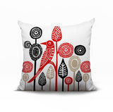 Hino Bird Reversible Indoor/Outdoor Square Pillow
