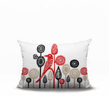 Hino Bird Reversible Indoor/Outdoor Rectangle Pillow