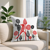Hino Bird Reversible Indoor/Outdoor Rectangle Pillow