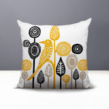 Hino Bird Reversible Indoor/Outdoor Square Pillow