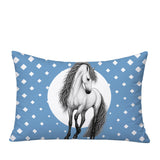 Horse Indoor/Outdoor Reversible Rectangular Pillow