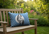 Horse Indoor/Outdoor Reversible Rectangular Pillow
