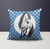 Horse Indoor/Outdoor Reversible Square Pillow