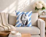 Horse Indoor/Outdoor Reversible Square Pillow