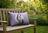 Horse Indoor/Outdoor Reversible Rectangular Pillow