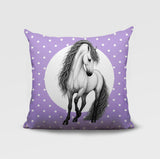 Horse Indoor/Outdoor Reversible Square Pillow