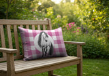 Horse Indoor/Outdoor Reversible Rectangular Pillow