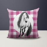 Horse Indoor/Outdoor Reversible Square Pillow
