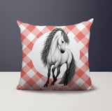 Horse Indoor/Outdoor Reversible Square Pillow