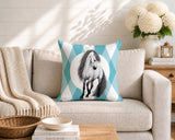 Horse Indoor/Outdoor Reversible Square Pillow