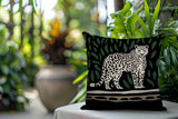 Hota Leopard Reversible Indoor/Outdoor Square Pillow