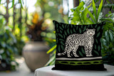 Hota Leopard Reversible Indoor/Outdoor Square Pillow