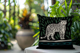 Hota Leopard Reversible Indoor/Outdoor Square Pillow