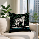 Hota Leopard Reversible Indoor/Outdoor Square Pillow