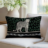 Hota Leopard Reversible Indoor/Outdoor Square Pillow