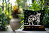 Hota Leopard Reversible Indoor/Outdoor Square Pillow