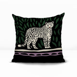 Hota Leopard Reversible Indoor/Outdoor Square Pillow