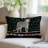 Hota Leopard Reversible Indoor/Outdoor Square Pillow