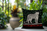 Hota Leopard Reversible Indoor/Outdoor Square Pillow