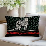 Hota Leopard Reversible Indoor/Outdoor Square Pillow