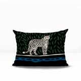Hota Leopard Reversible Indoor/Outdoor Rectangle Pillow