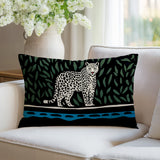 Hota Leopard Reversible Indoor/Outdoor Square Pillow