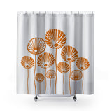 Huber Shower Curtain in Orange