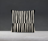 Humphrey Striped Spun Polyester Indoor/Outdoor Reversible Throw Pillow