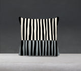 Humphrey Striped Spun Polyester Indoor/Outdoor Reversible Throw Pillow