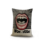 Hush Faux Linen Lumber Pillow