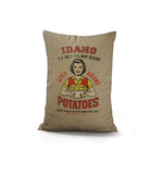 Potato Sack Faux Linen Lumber Pillow