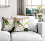 Ilia Floral Reversible Indoor/Outdoor Square Pillow